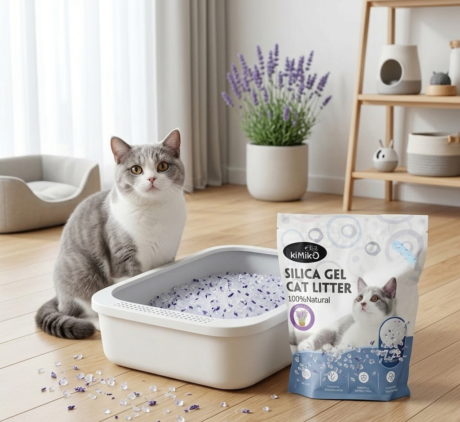 Kimiko 100% Natural Silica Gel Cat Litter 7.2Lx2