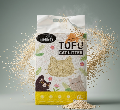 Kimiko Flushable Tofu Cat Litter with Bamboo Charcoal 6Lx2